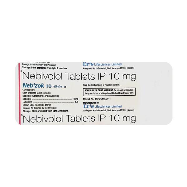Nebizok 10mg Tablet 10'S