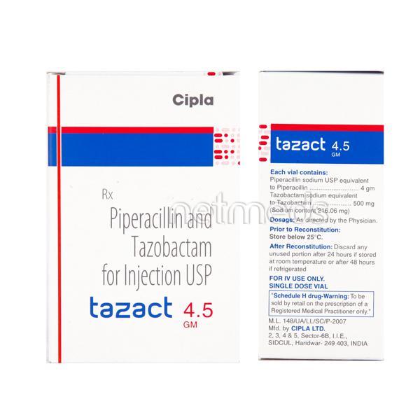 Tazact 4.5gm Injection 1'S