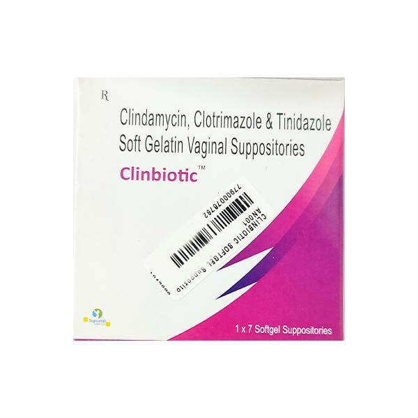 CLINBIOTIC SOFTGEL Suppositories 7's