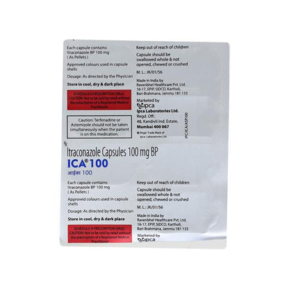 ICA 100mg Capsule 7's