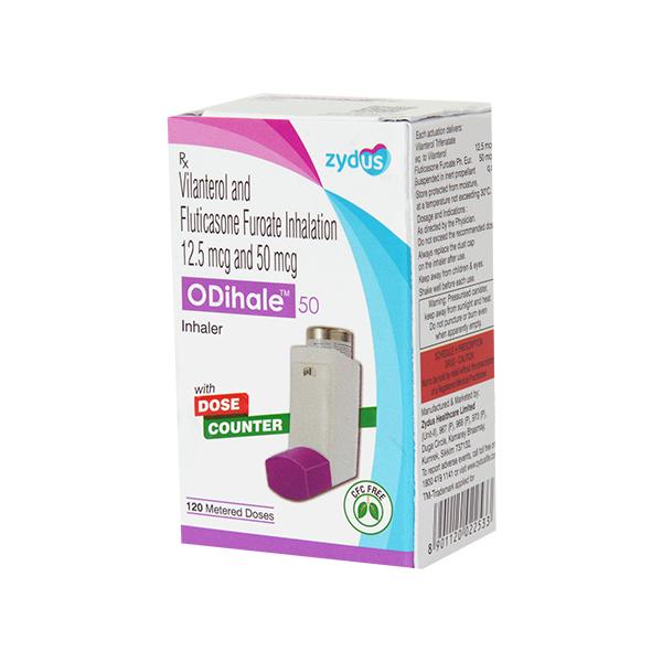 ODIHALE 50 WITH DOSE COUNTER Inhaler 120md
