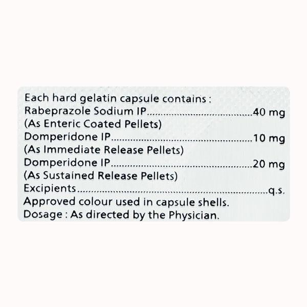 RABEPRAZ DSR Capsule 10's