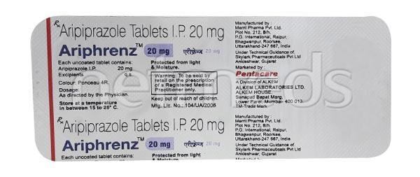 Ariphrenz 20mg Tablet 10'S