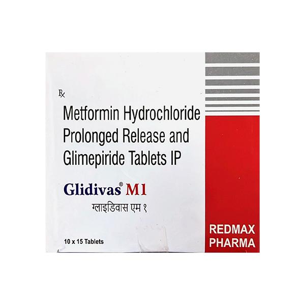GLIDIVAS M 1 Tablet 15's