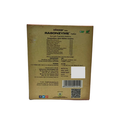 Dindayal Rasonzyme Tablets (2x30)