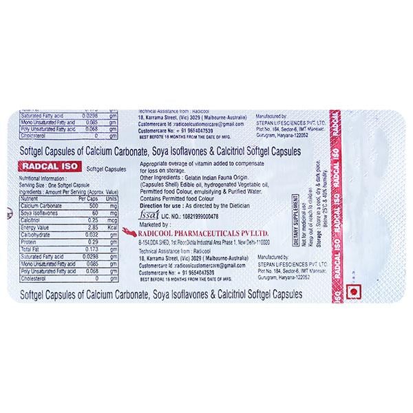 RADCAL ISO Capsule 10's - Global Surgicals