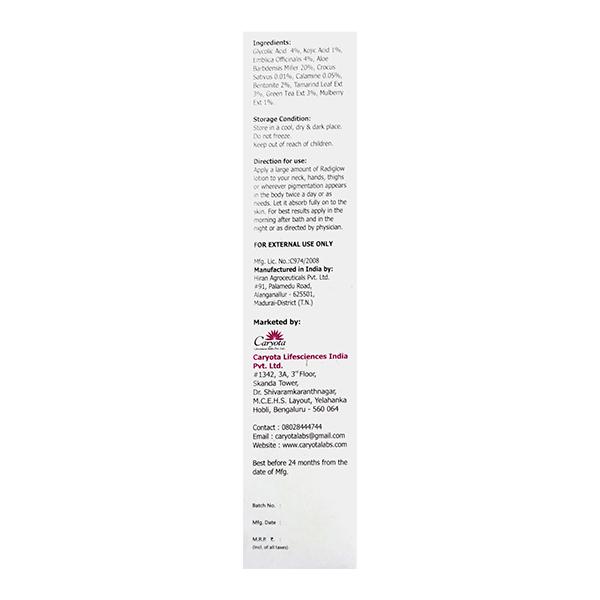 RADIGLOW SKIN RADIANCE Lotion 30ml - Global Surgicals