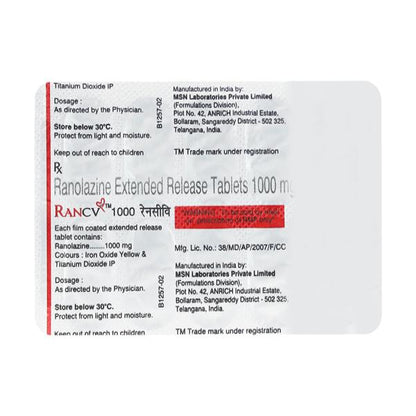 RAN CV 1gm Tablet 10'S - Global Surgicals