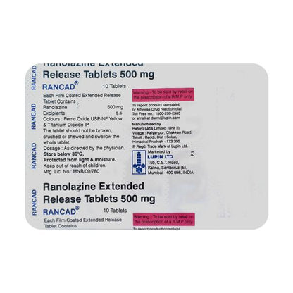 Rancad 500mg Tablet 10'S - Global Surgicals