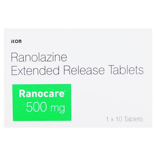 RANOCARE 500 Tablet 10's - Global Surgicals