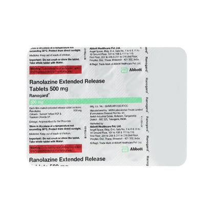Ranogard 500mg Tablet 10'S - Global Surgicals
