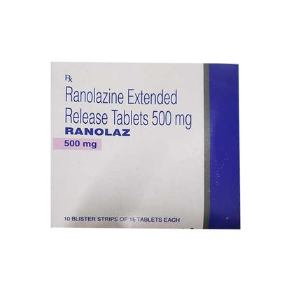 RANOLAZ 500mg Tablet 15's - Global Surgicals