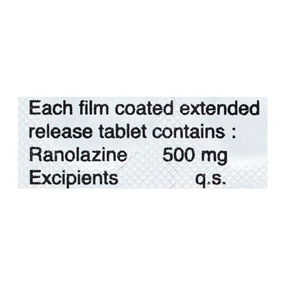 Ranx 500mg Tablet 15'S - Global Surgicals