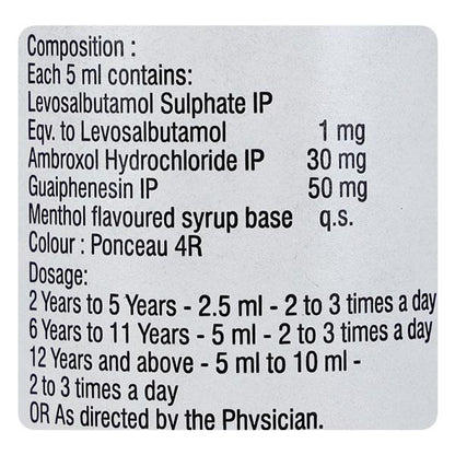 RAPITUS LS Expectorant 100ml - Global Surgicals