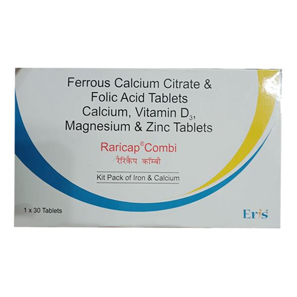 Raricap Combi Tablet 30'S - Global Surgicals