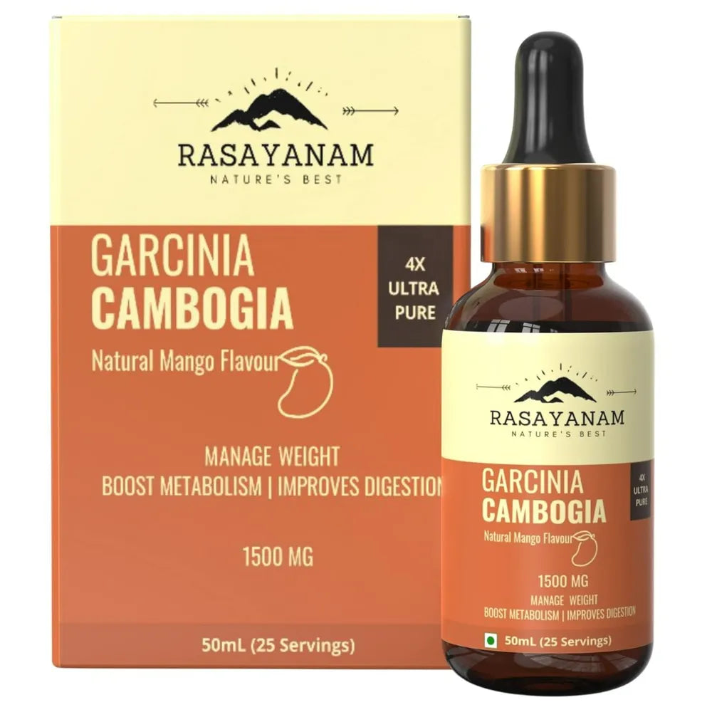 Rasayanam Garcinia Cambogia 1500mg Mango Flavour Liquid, 50 ml