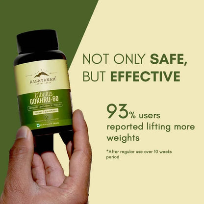 Rasayanam Tribulas Gokhru-60 1000mg, 60 Tablets