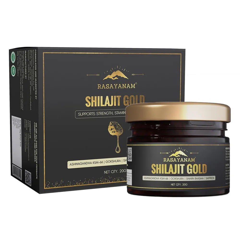 Rasayanam Shilajit Gold Resin, 20 gm