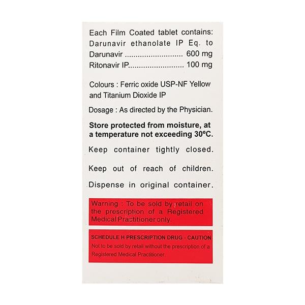 DANAVIR R 600 Tablet 60's