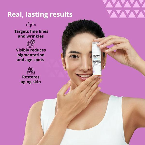 RIVELA 0.3% RETINOL NIGHT Cream 30ml
