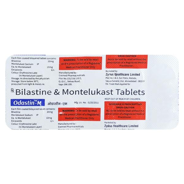 ODASTIN M Tablet 10's