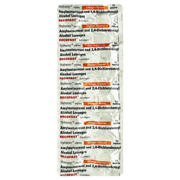 Recofast Orange Lozenges 10'S - Global Surgicals