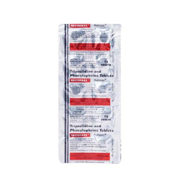 Recofast Tablet 10'S - Global Surgicals