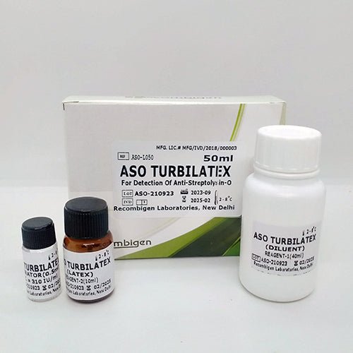 Recombigen ASO Turbilatex Latex Slide Agglutination - Global Surgicals