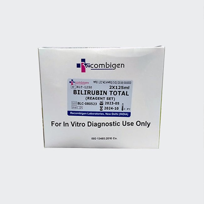 Recombigen Bilirubin Total Liquid Reagents - Global Surgicals
