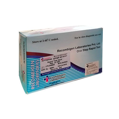 Recombigen Leptospira IgG/IgM Rapid Test Kit - Global Surgicals