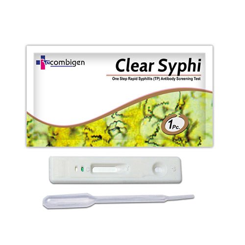 Recombigen Syphilis Strip Rapid Test Kit - Global Surgicals