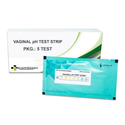 Recombigen Vaginal pH Test Strip Rapid Test Kit - Global Surgicals