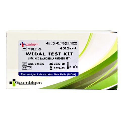 Recombigen Widal OH Slide Agglutination - Global Surgicals