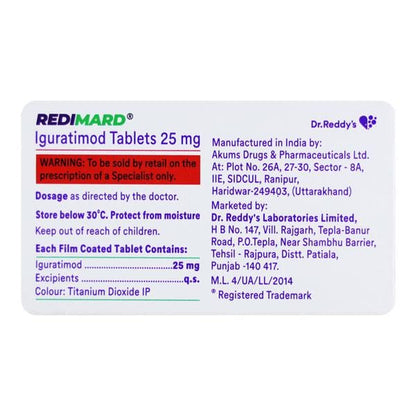 REDIMARD Tablet 10's - Global Surgicals