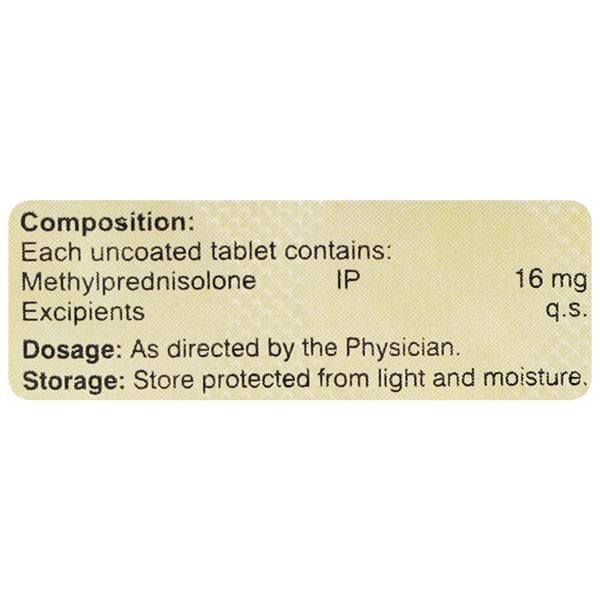 Rednisol 16mg Tablet 10'S - Global Surgicals