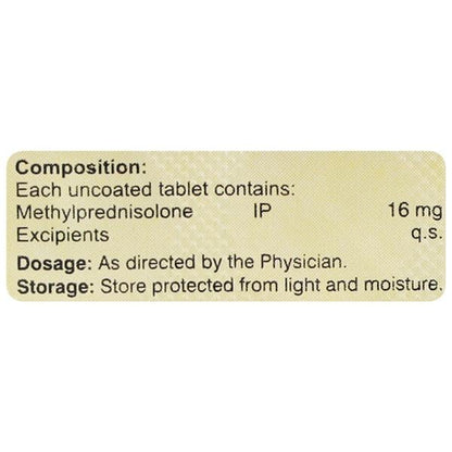 Rednisol 16mg Tablet 10'S - Global Surgicals