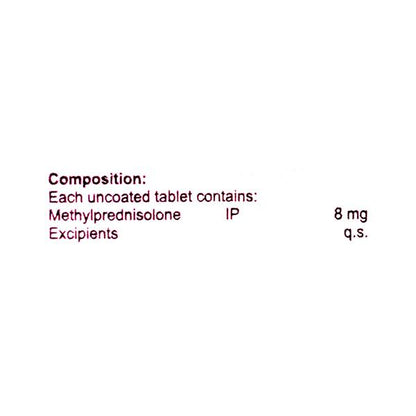 Rednisol 8mg Tablet 10'S - Global Surgicals
