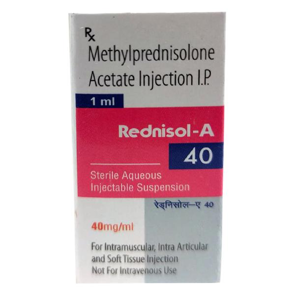 REDNISOL A 40 Injection 1ml - Global Surgicals