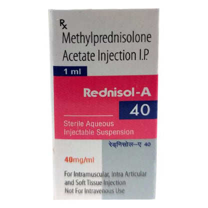 REDNISOL A 40 Injection 1ml - Global Surgicals