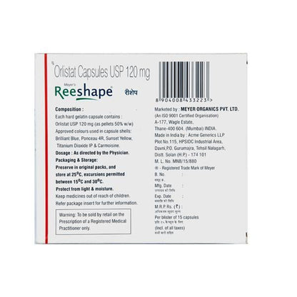 Reeshape 120mg Capsule 15'S - Global Surgicals