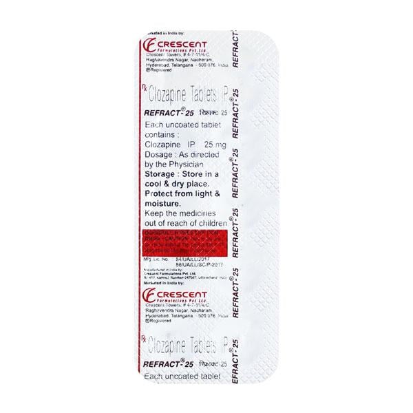 REFRACT 25 Tablet 10's - Global Surgicals