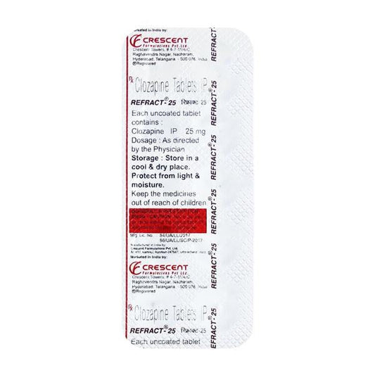 REFRACT 25 Tablet 10's - Global Surgicals