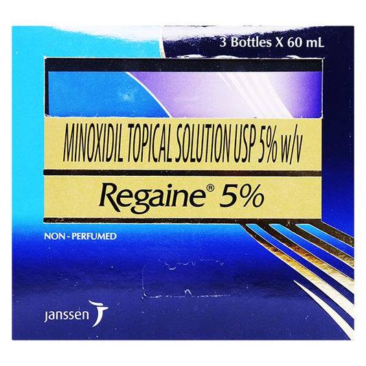 Regaine 5% Solution 3X60ml - Global Surgicals