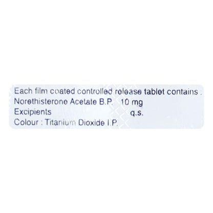 Regestrone CR 10mg Tablet 10'S - Global Surgicals