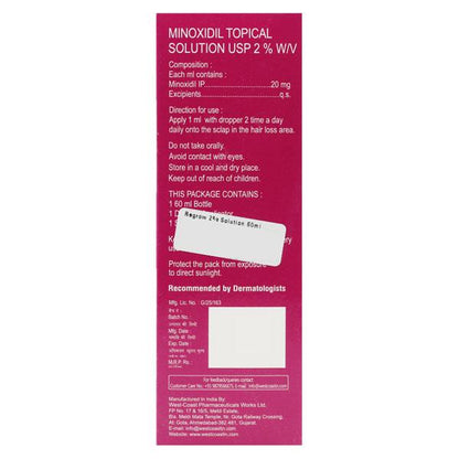 Regrow 2% Solution 60ml - Global Surgicals
