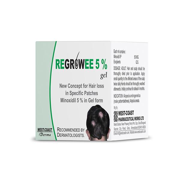 REGROWEE 5% Gel 50gm - Global Surgicals