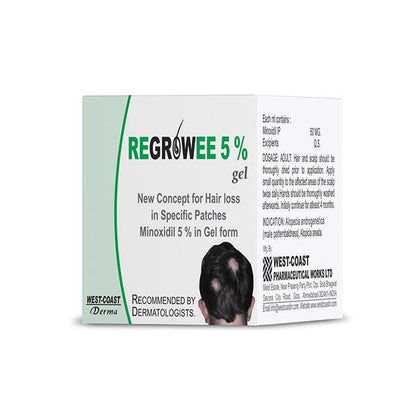 REGROWEE 5% Gel 50gm - Global Surgicals