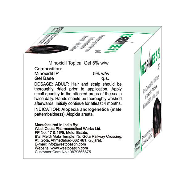 REGROWEE 5% Gel 50gm - Global Surgicals
