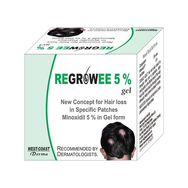 REGROWEE 5% Gel 50gm - Global Surgicals