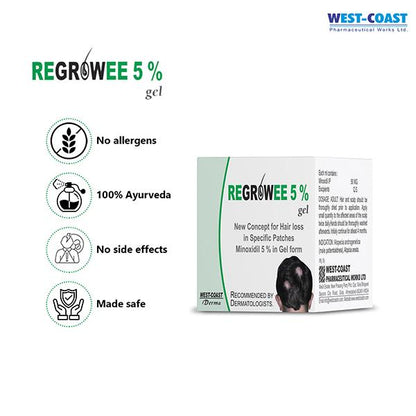 REGROWEE 5% Gel 50gm - Global Surgicals